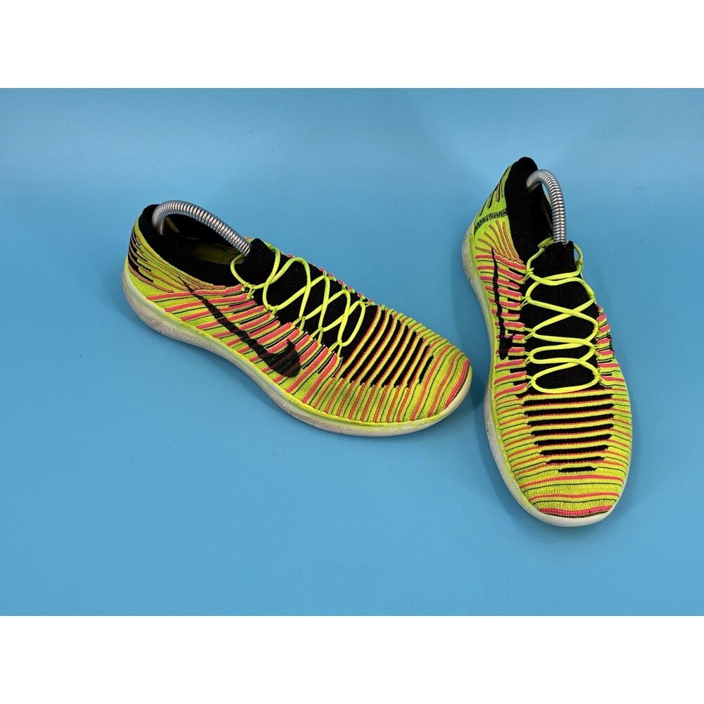 Nike Free RN Motion Flyknit OC Women’s 8.5 Neon Volt Pink 843434-999